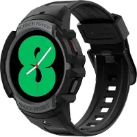 Spigen Rugged Armor Pro Ontworpen voor Samsung Galaxy Watch 5 Galaxy Watch 4 kast met band 44 mm (20222021) - antraciet