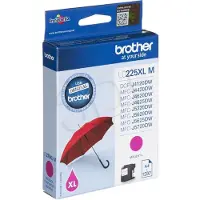 Brother inktcartridge magenta, 1.200 pagina's - OEM: LC-225XLM