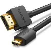 UGREEN - HD127 - micro HDMI - HDMI 2.0 kabel - 2 - m - zwart
