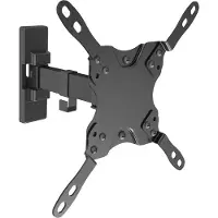 Cabletech Universele verstelbare Televisie Muurbeugel Voor Led Lcd Tv Van 13'' Tot 42'' Inch - Max Belastbaar Gewicht 20 Kg - Draaibaar en kantelbaar