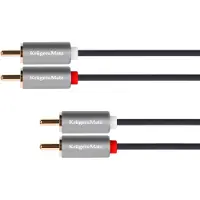 Krüger&Matz Basic Serie - RCA Kabel - 100 cm - 2RCA-2RCA - Audio Kwaliteit