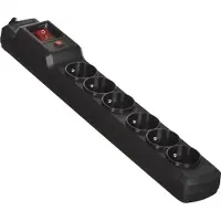 ActiveJet ACJ COMBO 6GN 1,5M power uitbreiding 6 AC-uitgang(en) Binnen Zwart