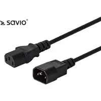 Savio Voedingskabel Savio CL-99 Zwart C13 C14 1,2 m