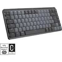Logitech MX Mechanical Mini toetsenbord Kantoor RF-draadloos + Bluetooth QWERTY US International Grafiet