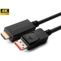 Microconnect MC-DP-HDMI-10004K DisplayPort kabel 10 m Zwart