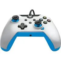 PDP Wired Controller Xbox Series X White - Ion (Blue)