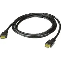 Aten 2L-7D02H-1 High Speed True 4K HDMI Kabel met Ethernet , zwart, 2 m