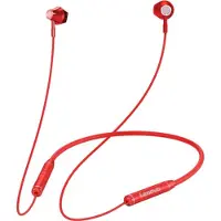Lenovo HE06 draadloze oordopjes (Bluetooth, in-ear, rood)