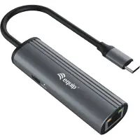 Equip 133486, Dockingstation, 1-1 USB-C naar GbE, 100W, PD 3.0, grijs, 0,15m