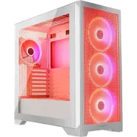 CARUNO PC-behuizing Volcano Expanse S APEX ARGB MIDI Wit - Midi-torenformaat - ATX-moederbord
