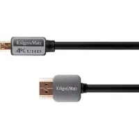 Krüger&Matz HDMI Kabel - Micro HDMI - 3m - 4K