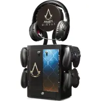 - Assassin's Creed Inspired Gaming Locker voor 4 Controllers - 10 Games - Koptelefoon
