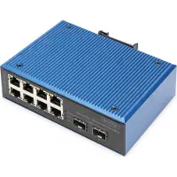 Digitus DN-651146 netwerk-switch Unmanaged Fast Ethernet (10/100) Zwart, Blauw