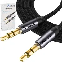 Izoxis Audiokabel - Jack 3,5mm - Vergulde Connectoren - 175cm Lang