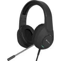 Sandberg BossBlaster USB koptelefoon (Bedraad), Gaming headset, Zwart