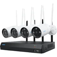 Reolink NVS12-8MB4W, 4K/8MP UHD WiFi Bullet beveiligingsset