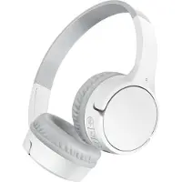 Belkin Soundform Mini-On-Ear hoofdtelefoon voor kinderen, Bluetooth, USB-C, wit. Modelnummer: AUD002btWTV3