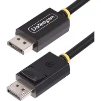 StarTech.com 2m DisplayPort 2.1 Kabel, VESA Gecertificeerde DP40 DisplayPort Kabel met UHBR10/HDR/HDCP 2.2, 8K 60Hz/4K 144Hz met DSC 1.2a, 40Gbps, DP 2.1 Kabel, UHD Monitor Kabel, M/M