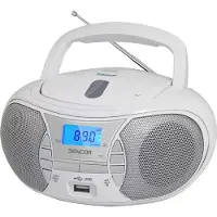 Sencor CD-radiospeler - - SPT 2700 WH - 3 W - CD / Bluetooth / MP3 - Wit