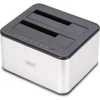 Digitus DA-71540-2 USB-A, USB, USB-A 3.0 SATA, SATA 6 Gb/s, SATA I, SATA II, SATA III Harde schijf-kopieerstation 2.5 inch, 3.5 inch Met clone-functie