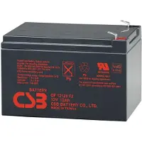 CSB GP 12120 Standby USV Loodaccu 12 V 12 Ah Loodvlies (AGM) (b x h x d) 151 x 100 x 98 mm Kabelschoen 6.35 mm Onderhoudsvrij, Geringe zelfontlading,