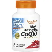 Doctors Best - CoQ10 met Hoge Absorptie en BioPerine, 100mg - 60 Softgels