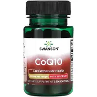Swanson Health - CoQ10, 100 mg - 50 zachte capsules