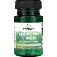 Swanson Health Apple Cider Azijn, 200mg dubbele sterkte - 30 tabletten