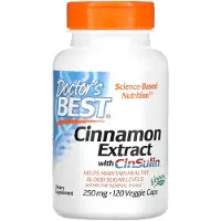 Doctors Best - Kaneel Extract met CinSulin, 250 mg - 120 Vegetarische Capsules