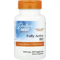 Doctors Best - Volledig Actieve B12, 1500 mcg - 180 capsules
