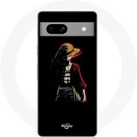 MANIACASE Hoes - - Google Pixel 7a - One Piece Manga Anime Luffy - Zacht - Zwart