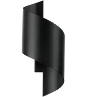 Emibig Wandlamp Spiner, dimbaar, zwart, Woon-/ Eetkamer, metaal, Modern, wandlamp