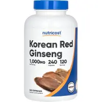 Nutricost - Koreaanse Rode Ginseng (240 Capsules)