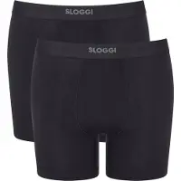 Sloggi Boxershorts 'EVER Ease' donkergrijs / zwart