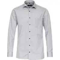 Casa Moda modern fit overhemd grijs strijkvrij