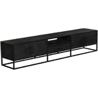 Starfurn Tv meubel New York | 240 cm (Zwart, 240x50x45cm)