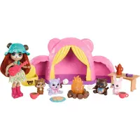Enchantimals With Camping Bears And Accessories Mini Doll Roze Kinderen