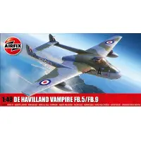 Wittmax Modelbouwpakket Militaire voertuigen - 06108 De Havilland Vampire FB.5 FB.9 Plastic - 1:48 - Modelbouw