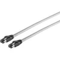 S-Impuls Premium S/FTP CAT8.1 40 Gigabit netwerkkabel / grijs - LSZH - 0,50 meter