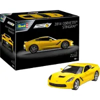 Wittmax Modelbouwpakket Militaire voertuigen - 07825 Corvette Stingray 2014 - Easy Click Plastic - 1:25 - Modelbouw