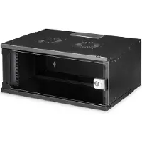 Digitus DN-49201 19inch-wandkast (b x h x d) 540 x 240 x 400 mm 4 HE Zwart, Zwart (RAL 9005)