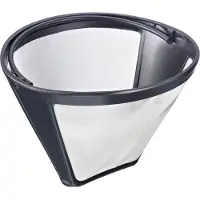 Westmark permanente filter voor koffiezet uit kunststof en rvs zwart 11.2x11.9x8.3cm