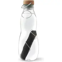 Black+blum Eau Good Glazen Waterfles - 650ml - Groen