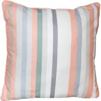 Madison Sierkussen Met Paspel Righe Salmone (50 x 50 cm)