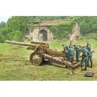 Italeri Modelbouwpakket Militaire voertuigen - 7082 15 cm Field Howitzer / 10,5 cm Field Gun Plastic - 1:72 - Modelbouw