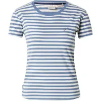 Superdry Shirt 'Essential' saffier / offwhite