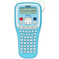 Brother - P-Touch PT-H100LB Portable Labelling Machine Blue