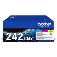 Brother Toner - - TN-242CMY - Cyaan, Magenta, Geel - 1400 pagina's - Origineel hoge kwaliteit