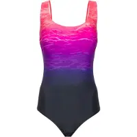 LASCANA Badpak donkerblauw / lila / pink / neonroze