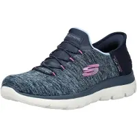 SKECHERS Slip-on 'Summits' marine / saffier / eosine